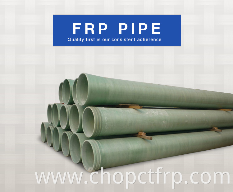 High strength fiberglass reinforced plastic FRP GRP pipe price